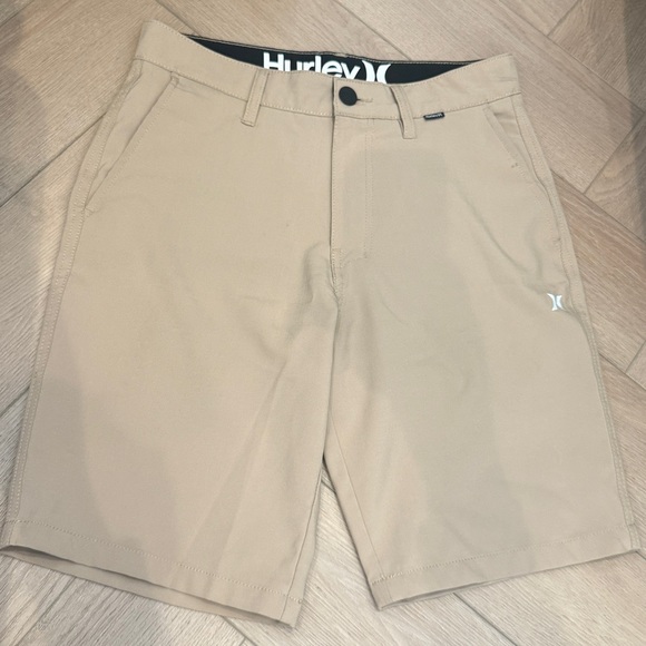 Men's Hurley Tan Shorts Size 28 Hybrid Quick Dry - Picture 7 of 7